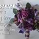 Wedding Bouquet, Bridal Bouquet, Bridesmaid Bouquet, Silk Flower Bouquet, Wedding Flower, plum, purple, lavender, eggplant, Lily of Angeles
