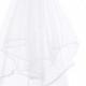 Ladies White Two Tiered Wedding Veil. Novelty Hen Party Accessories, Bride To Be Fun. Essential For The Bride To Be's Hen Party! Fancy Dress