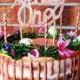 Twenty one 21 Card Cake Topper - any colour including Rose Gold