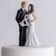 Personalized Wedding Cake Topper - Wedding Couple - Modern Wedding Cake Topper - Weddings - Cake Topper - Modern Bride and Groom Cake Topper