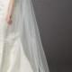 Cathedral Length Ivory Veil with Elegant Embellishments and Trim - FREE DOMESTIC SHIPPING!