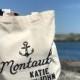 Customizable Nautical Anchor Wedding Welcome Tote Bag