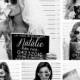 Bachelorette Party Mugshot Signs.  Customized with your girls' information, and your ink color!