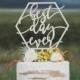 Best Day Ever Wedding Cake Topper, Best Day Ever Topper, Rustic Cake Topper, Wedding Topper, Wedding Cake Toppers