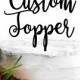 Personalized Cake Topper, Custom Cake Topper, Acrylic Cake Topper, Wedding Cake Topper, Baptism Cake Topper, Mirror cake topper,
