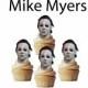 Halloween Mike Myers cupcake toppers