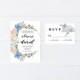 PRINTED Wedding Invitations and RSVP cards