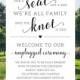 Choose a Seat Not a Side Unplugged Ceremony Sign, Wedding Welcome Sign, Pick a Seat Not a Side, Black on White Calligraphy, INSTANT DOWNLOAD