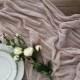 Pearl pink centerpiece Gauze table runner wedding cheesecloth runner dyed cheesecloth event centerpiece runner  wedding reception свадьба
