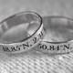 Latitude Longitude Rings, Custom Coordinates, His and hers, Latitude ring set, Longitude rings, location rings, wedding engagement, Bands