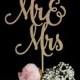 Mr & Mrs Wedding Cake Topper 