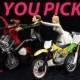 PICK Suzuki Kawasaki Honda Yamaha KTM Motorcross Dirt Bike racing, off road, track Motorcycle  Wedding Cake topper Groom top