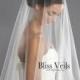 2 Layer Soft Cathedral Veil - Available in 9 Lengths and 10 Colors!  Fast Shipping!