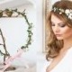 Flower Hair Wreath Bridal floral headpiece Crown Wedding Tiara, Bridal flowers, Fairy Crown,Festival Hair Accessories Baby Breath and Roses