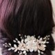 Gold Wedding Hair Comb, Wedding Hairpiece, Bridal Hair Comb , Bridal Hair Accessories, Floral Headpiece, Leaf Hair vine , UK