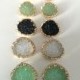 Princess Druzy Stud Earrings // Druzy Studs // Bridesmaid Earrings