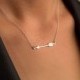 Arrow Necklace Sterling Silver Archer Necklace Arrow Pendant Dainty Necklace Layering Necklace Birthday gift