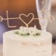 Initials Cake Topper, Rustic Cake Topper, Wire Cake Topper, Personalized Cake Topper, Wedding Cake Topper, Bridal Shower Cake Topper