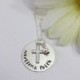 1st Communion Necklace // Baptism gifts//1st communion girls//gifts for girls//flower girl//Cross necklace//personalized necklace girls