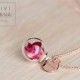Lovely necklace with roses · personalized gift - K471