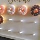 Donut wall ~ holds 12 or 24 doughnuts ~ Donut Bar ~ dessert table decor ~ donut stand ~ donut display ~ wooden board ~ custom options