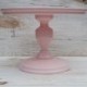 8-18" inches Wooden pink cake Stand cake,wooden stand,wedding cake pedestal,pink cake pedestal,wood cake stand,pink cake stand, pink wedding