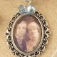 Something Blue Wedding Photo Charm To Hang From Your Bouquet. Remember A Loved One At Your Wedding. Something Old, New, Borrowed and Blue