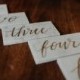 Marble Table Numbers 