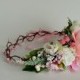 Bridal wreath hair - Pink clouds