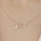 14K Solid Gold Personalized Name Necklace / Custom Name Necklace