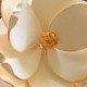 Magnolia Sugar Flower Gumpaste 4.5" White Cake Topper (Sold Individually)
