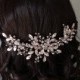 Swarovski Rose Gold Bridal Comb, Rhinestone Comb, Bridal Comb Crystal, Wedding Crystal Hair Comb, Peyton Swarvoski Rose Gold Comb