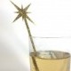 North Star Drink Stirrers - Set of 6 Laser Cut Mid Century Starburst Acrylic Swizzle Sticks, Palm Springs Christmas