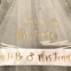 Personalised Hen Party Veil - Bride to Be