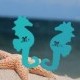 Mr and Mrs Seahorse Wedding Cake Topper- Beach wedding - Bride and Groom - Rustic Country Chic Wedding
