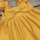 Fluffy sleeve mustard fall dress, thanksgiving toddler dress, toddler fall mustard dresses, mustard big bow dress, newborn maxi dress,