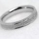 4 mm 925 Sterling Silver Wedding Band for Men or Women, Thin Wedding Ring, Stone finish, Narrow White Yellow Rose Gold or 925 Silver, 0020