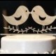 Love Birds Cake Topper, Wood Wedding Cake Topper, Bird Cake Topper, Anniversary Cake Topper, Love Birds Wedding Cake Topper