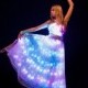 LED light up unique modern galaxy dress costume / Elegant long sleeveless cocktail party dress clothing - from ETERESHOP _P04