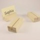 Set of 15 wooden card holders 