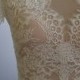 Wedding top,bolero jacket of lace alencon, sleeves, . Unique, Exclusive Romantic bridal lace bolero EDNA