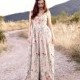 Embroidered Tulle Dress, Floral Wedding Dress, Floral Gown
