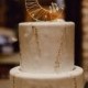 Crystal Moon Cake Topper, Featured on BRIDES