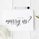 Will You Marry Us Card, Will You Be Our Officiant, Officiant Wedding Card, Card To Priest, Will You Be Our Officiant, Will You Marry Us?