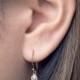 Zirconia Dangle Earrings - Pendulum Earrings - Bridesmaid Gift - Hook Earrings -  Dangle Drop Earrings - Boho Earrings DGE015WCZ