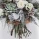 Bridal bouquet, wedding bouquet, winter bouquet, made to order