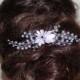 Lavender Bridal Hair Comb, Swarovski Pearl Floral Hair Comb, Lilac Wedding Hair Piece, Lavender Headpiece, Violet Blossom Hair Jewelry