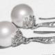 Pearl Bridal Earrings, Wedding Earrings, Swarovski 10mm White Pearl Earrings, Classic Pearl Drop Earring, Bridesmaids, Wedding Pearl Jewelry