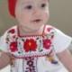 Mexican Puebla Dress Many Colors with Hand Embroidered Flowers made in Mexico Baby to Adult Sizes  Fiesta, Party