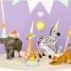 Safari Party Animal Cake Toppers/Zoo Party/Giraffe Cake Topper/Elephant Cake Topper/Zebra Cake/Birthday Lion cub Cake Topper
